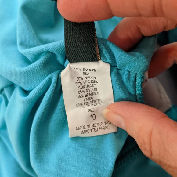 Ralph Lauren Mesh Lace-up Tankini - Picture 3 of 4